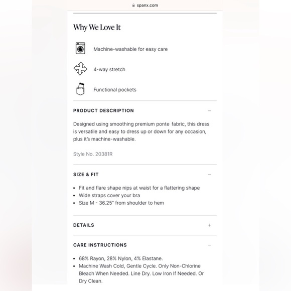 SPANX Perfect Fit & Flare Dress 🖤 - Picture 10 of 12